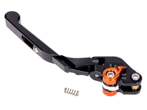 clutch lever / brake lever Puig 3.0 rear adjustable, foldable, adjustable length - black orange PUIG MOTOVEIKALS 21