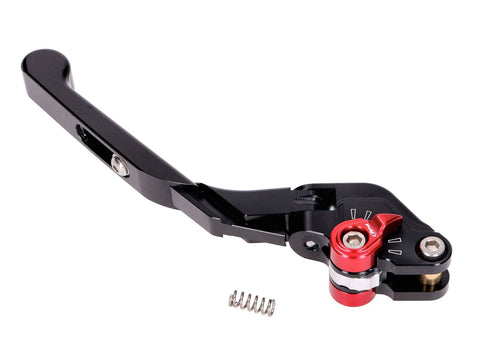 clutch lever / brake lever Puig 3.0 rear adjustable, foldable, adjustable length - black red PUIG MOTOVEIKALS 21