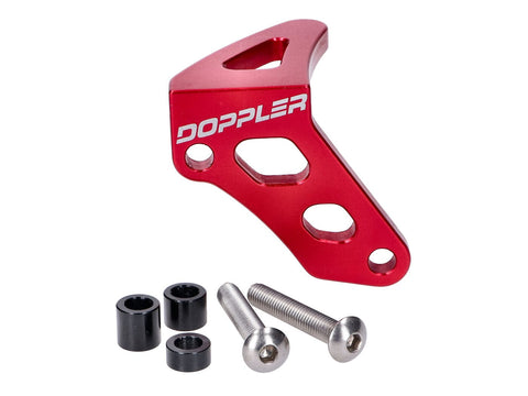 clutch lever stop Doppler aluminum red for Minarelli AM6 DOPPLER MOTOVEIKALS 21