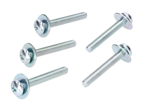 clutch spring screws M5x35 and washers 5-piece set for Derbi D50B0, EBE, EBS OEM STANDARD MOTOVEIKALS 21