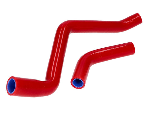 coolant hose set silicone red for Aprilia RX, SX, Derbi Senda, Gilera RCR, SMT D50B0 -17 DIVERSE / IMPORT MOTOVEIKALS 21