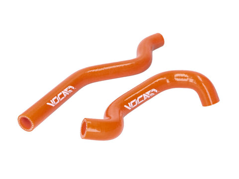 cooling hose kit Voca HQ reinforced orange for Rieju MRT, Sherco, Beta AM6 Euro3, Euro4 VOCA RACING MOTOVEIKALS 21