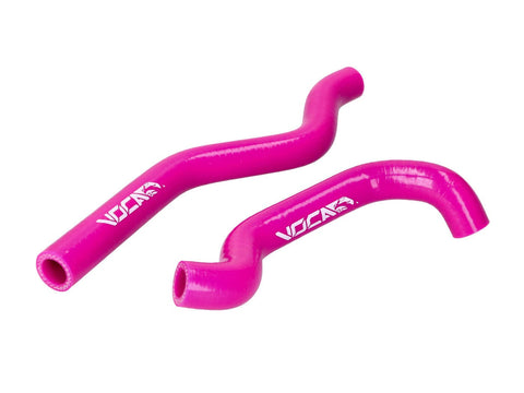cooling hose kit Voca HQ reinforced pink for Rieju MRT, Sherco, Beta AM6 Euro3, Euro4 VOCA RACING MOTOVEIKALS 21