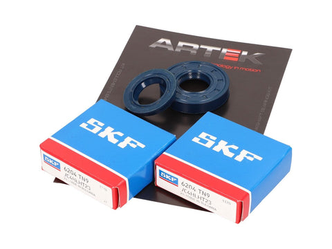 crankshaft bearing set ARTEK K1 racing SKF polyamide for Minarelli = NK102.93 ARTEK MOTOVEIKALS 21