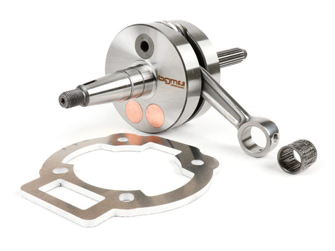 Crankshaft long stroke -BGM Evolution 2 55mm stroke, 110mm conrod, Ų=90mm webs- Piaggio Maxi 2-stroke - incl. spacer, Aprilia SR125, Gilera Runner 125FX, 180FXR, Italjet Dragster 125, 180, Piaggio SKR125, SKR150, TPH125, Skipper125, Skipper150, Hexagon 1 BGM PRO MOTOVEIKALS 21