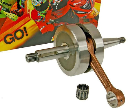 crankshaft Malossi MHR RHQ reinforced high quality for Minarelli AM, Generic, KSR-Moto, Keeway, Motobi, Ride, CPI, 1E40MA, 1E40MB MALOSSI MOTOVEIKALS 21