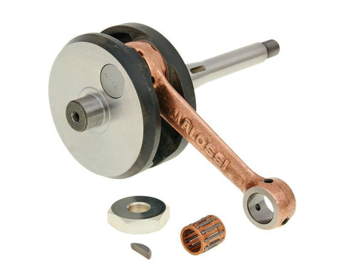 crankshaft Malossi RHQ 10mm piston pin 43mm stroke for Piaggio, Vespa mopeds MALOSSI MOTOVEIKALS 21