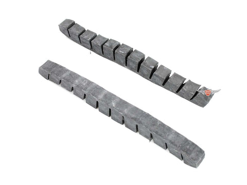Cylinder damping rubbers 2 pieces length approx. 190mm for Zündapp CS, CX, Hai, GTS, KS DIVERSE / IMPORT MOTOVEIKALS 21