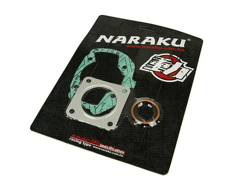 cylinder gasket set Naraku 50cc for Peugeot horiz. AC = NK101.52.2 NARAKU MOTOVEIKALS 21
