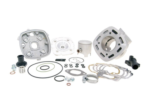 cylinder kit Polini aluminum racing Evolution 70cc 47.6mm for Piaggio LC POLINI MOTOVEIKALS 21