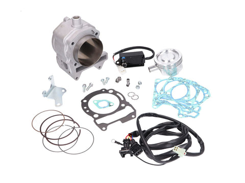 cylinder kit Polini aluminum sport 294cc 77mm for Piaggio 300ie 4-stroke LC engine POLINI MOTOVEIKALS 21