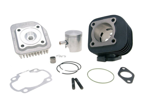 Cylinder kit Polini cast iron racing d=47mm 70cc 12mm slanted for Minarelli horizontal AC POLINI MOTOVEIKALS 21