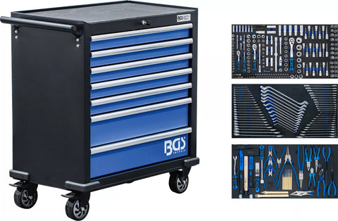 Darbnīcas ratiņi BGS Technic XL / 7 atvilktnes / ar 301 instrumentu BGS TECHNIC MOTOVEIKALS 21