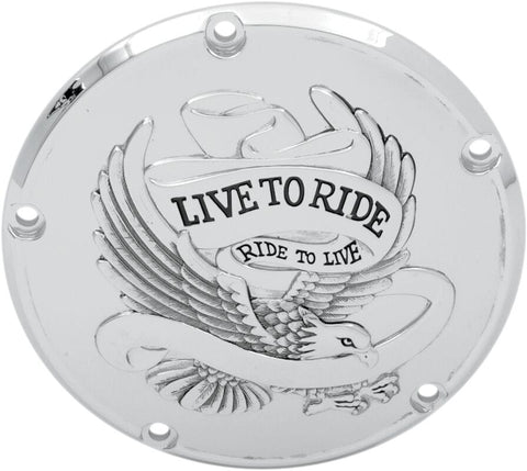 Derby Cover Ltr 5-H Chr DRAG SPECIALTIES DRAG SPECIALTIES MOTOVEIKALS 21