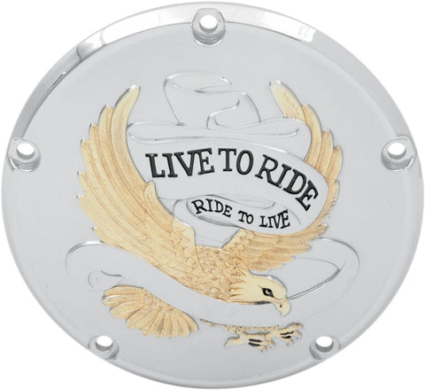 Derby Cover Ltr 5-H Gold DRAG SPECIALTIES DRAG SPECIALTIES MOTOVEIKALS 21