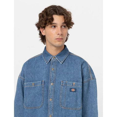 Dickies Houston shirt classic blue DICKIES MOTOVEIKALS 21