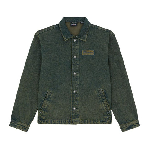 Dickies Lewistown denim jacket green tone fade DICKIES MOTOVEIKALS 21