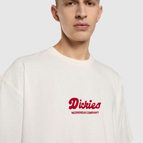 Dickies Lewistown Embro t-shirt egret DICKIES MOTOVEIKALS 21