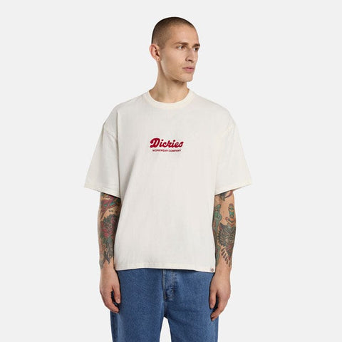Dickies Lewistown Embro t-shirt egret DICKIES MOTOVEIKALS 21