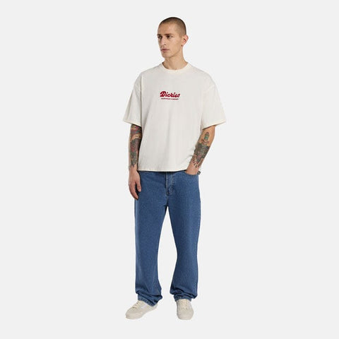 Dickies Lewistown Embro t-shirt egret DICKIES MOTOVEIKALS 21