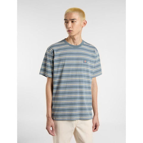 Dickies Lewistown Stripe t-shirt stormy weather DICKIES MOTOVEIKALS 21