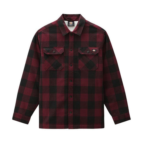 Dickies Lined Sacramento shirt maroon DICKIES MOTOVEIKALS 21