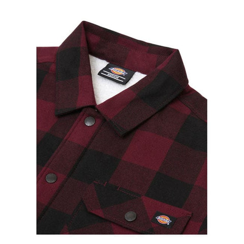 Dickies Lined Sacramento shirt maroon DICKIES MOTOVEIKALS 21