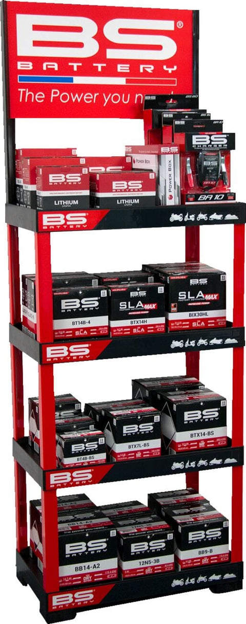 Display Battery Rack BS BATTERY BS BATTERY MOTOVEIKALS 21