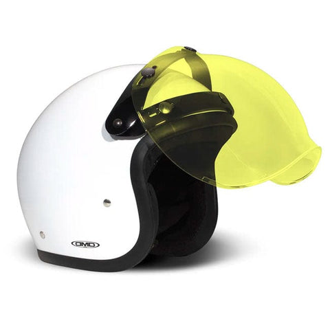 DMD Flip-up bubble visor yellow DMD MOTOVEIKALS 21