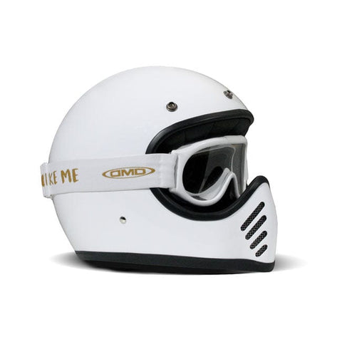 DMD Ghost goggles white clear lens DMD MOTOVEIKALS 21