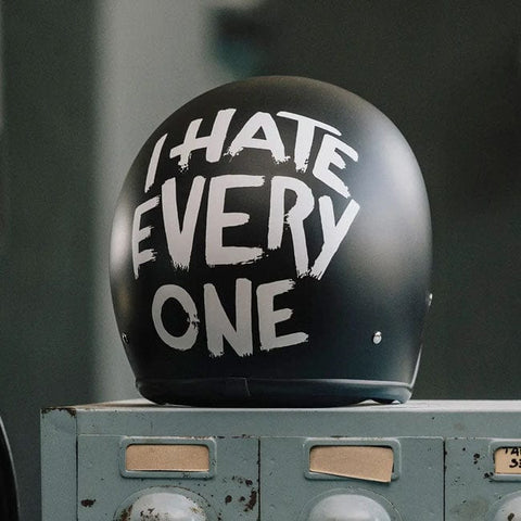 DMD Retro helmet I Hate Everyone DMD MOTOVEIKALS 21