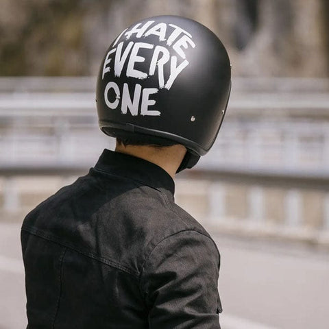 DMD Retro helmet I Hate Everyone DMD MOTOVEIKALS 21