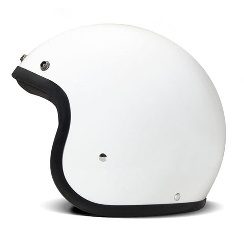 DMD Retro helmet Solid White DMD MOTOVEIKALS 21