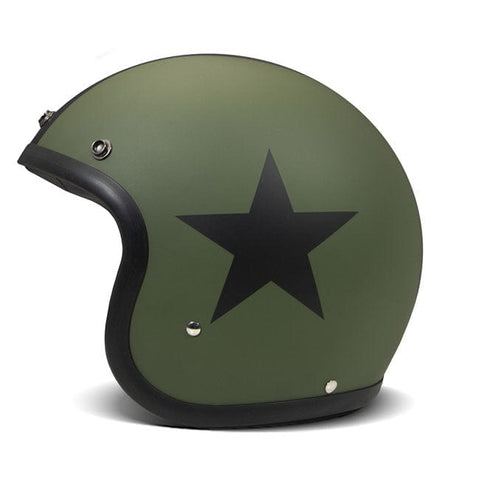 DMD Retro helmet Star Green DMD MOTOVEIKALS 21