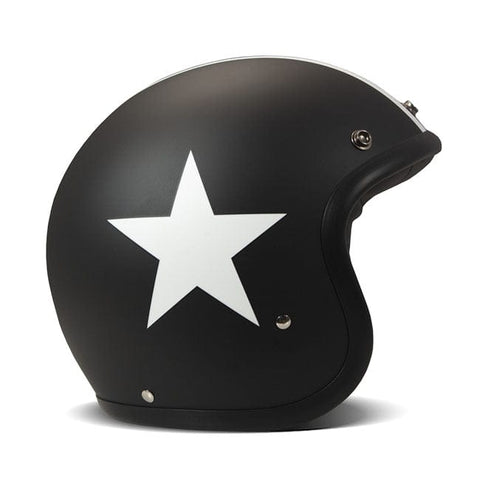 DMD Retro helmet Star Matte Black DMD MOTOVEIKALS 21