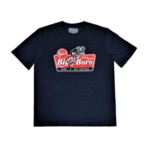 Down-n-Out Big Bore t-shirt navy blue DOWN-N-OUT MOTOVEIKALS 21
