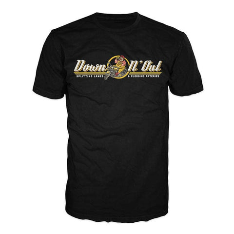 Down-n-Out Bloated Baggers t-shirt black DOWN-N-OUT MOTOVEIKALS 21