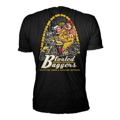 Down-n-Out Bloated Baggers t-shirt black DOWN-N-OUT MOTOVEIKALS 21