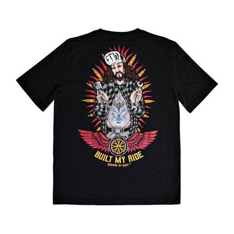 Down-n-Out Built my Ride t-shirt black DOWN-N-OUT MOTOVEIKALS 21