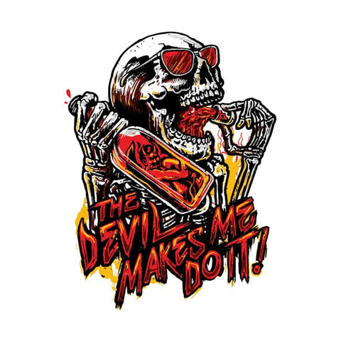 Down-n-Out Devil made me sticker DOWN-N-OUT MOTOVEIKALS 21