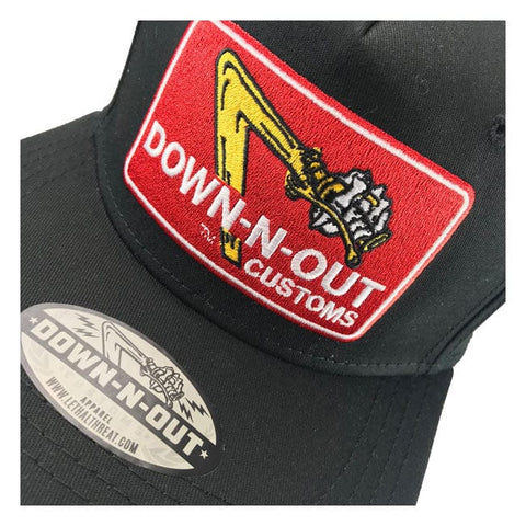 Down-N-Out Flat bill cap DOWN-N-OUT MOTOVEIKALS 21