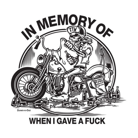 Down-n-Out In Memory sticker DOWN-N-OUT MOTOVEIKALS 21