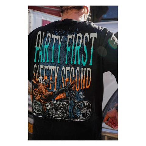 Down-n-Out Safety Second t-shirt black DOWN-N-OUT MOTOVEIKALS 21