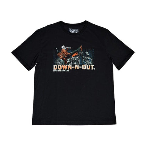 Down-n-Out Safety Second t-shirt black DOWN-N-OUT MOTOVEIKALS 21