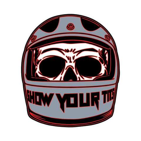 Down-n-Out Show your Helmet sticker DOWN-N-OUT MOTOVEIKALS 21