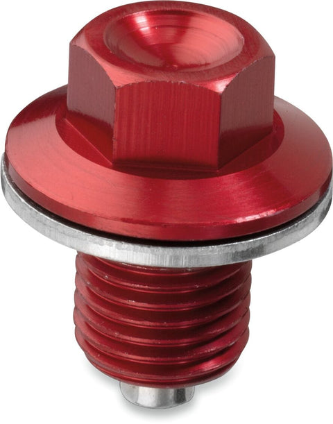 Drain Plug Magnetic Red MOOSE RACING HARD-PARTS MOOSE RACING MOTOVEIKALS 21
