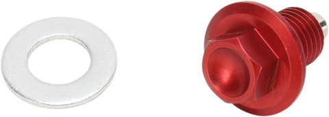 Drain Plug Magnetic Red MOOSE RACING HARD-PARTS MOOSE RACING MOTOVEIKALS 21