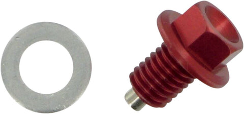 Drain Plug Magnetic Red MOOSE RACING HARD-PARTS MOOSE RACING MOTOVEIKALS 21