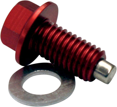 Drain Plug Magnetic Red MOOSE RACING HARD-PARTS MOOSE RACING MOTOVEIKALS 21
