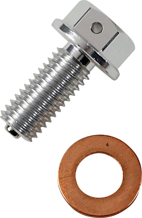 Drain Plug Magnetic Slvr MOOSE RACING HARD-PARTS MOOSE RACING MOTOVEIKALS 21